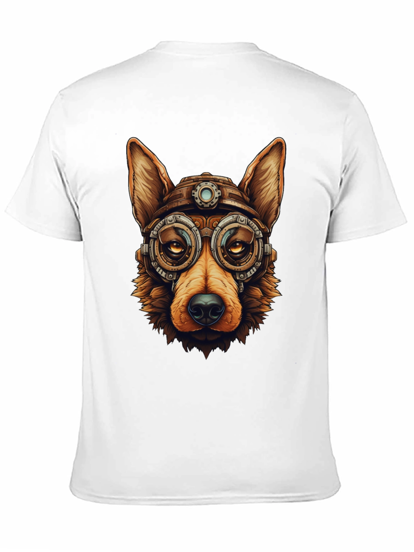 Steampunk Dog T-Shirt - Cool Graphic Tee