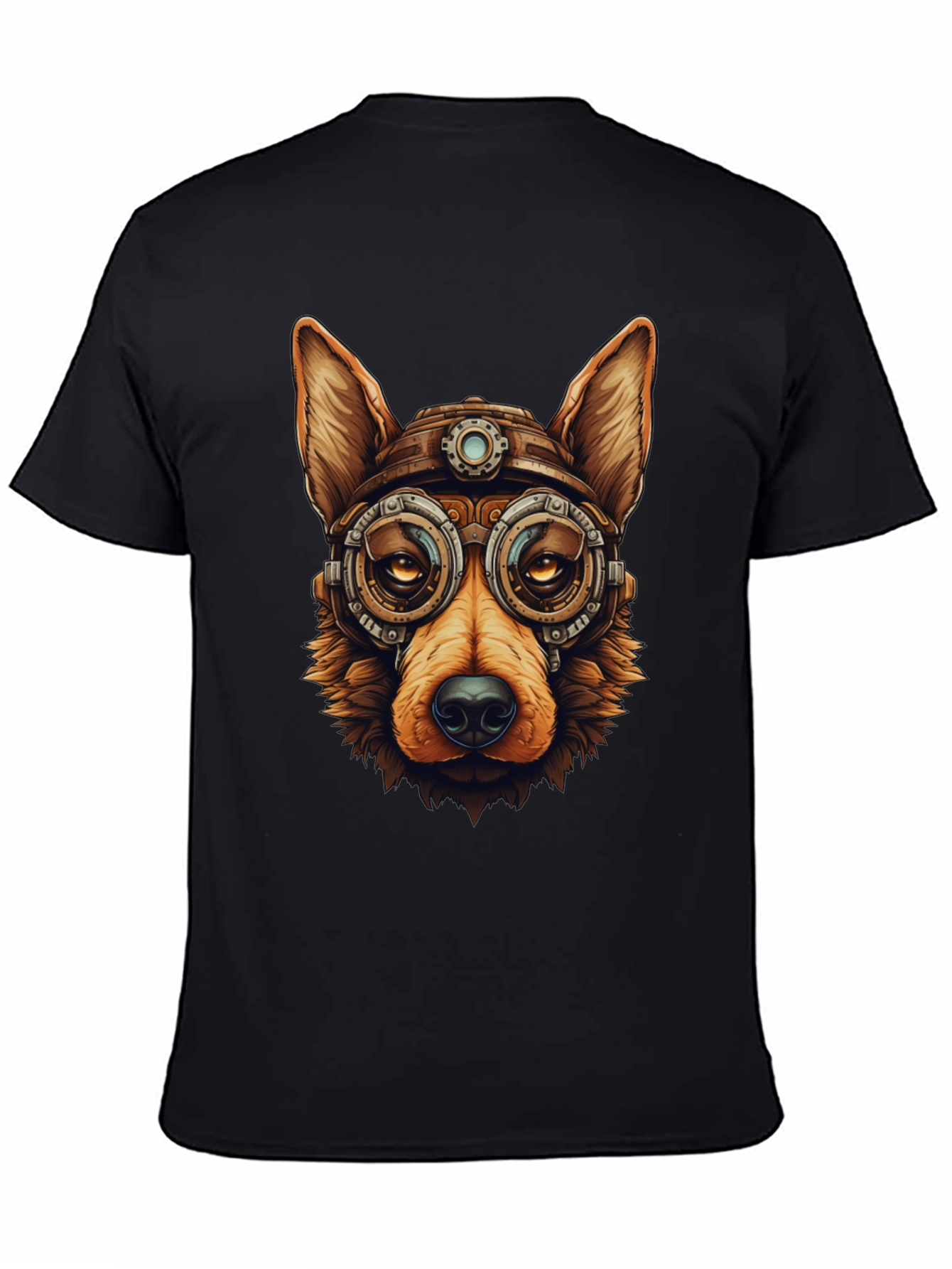 Steampunk Dog T-Shirt - Cool Graphic Tee