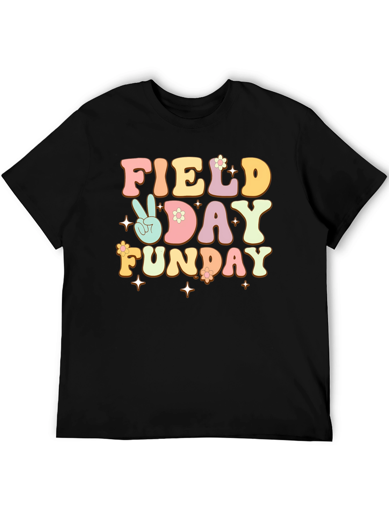Field Day Funday Black Graphic Tee