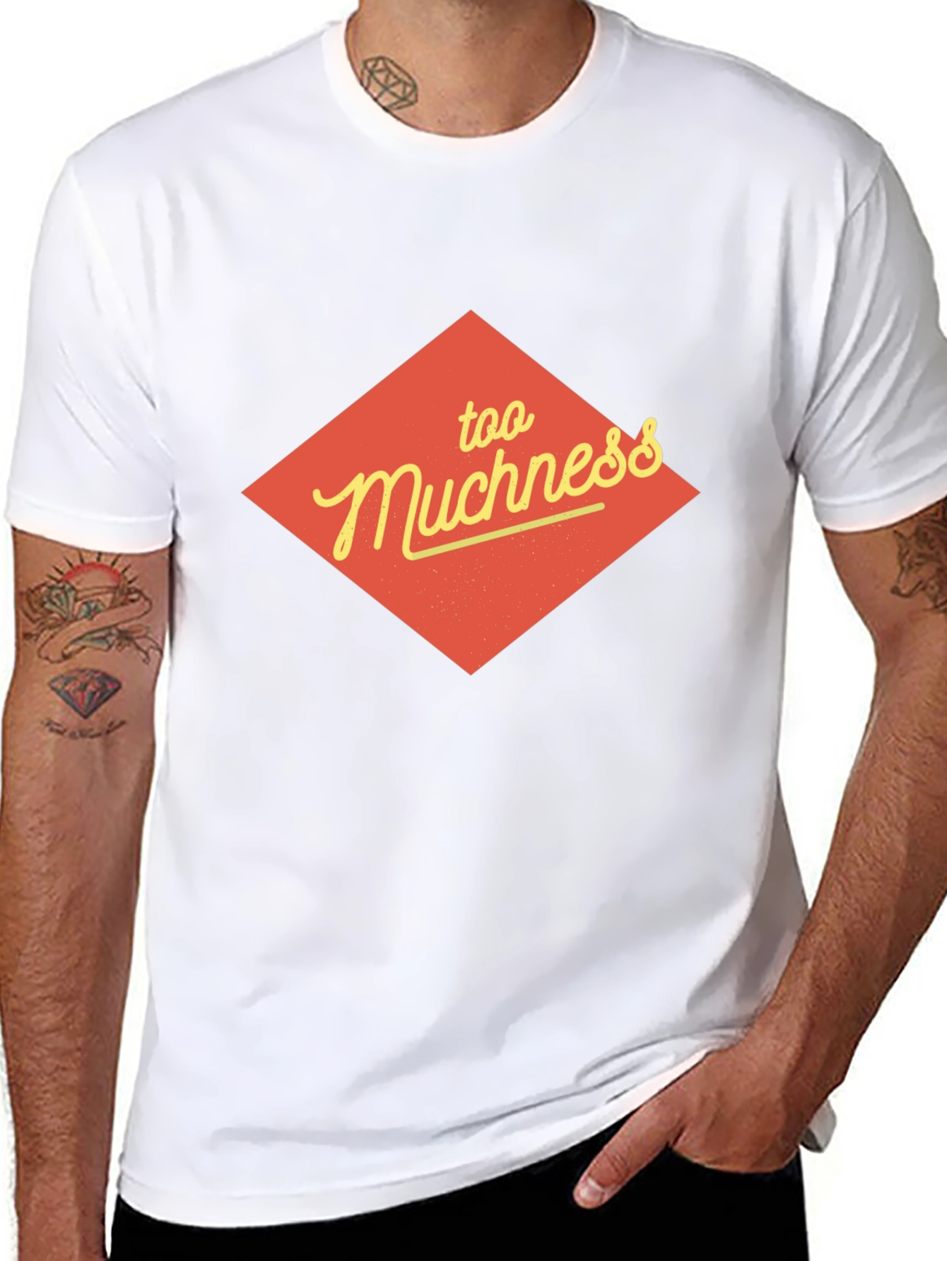 Too Muchness Graphic Tee - Retro Style Comfort