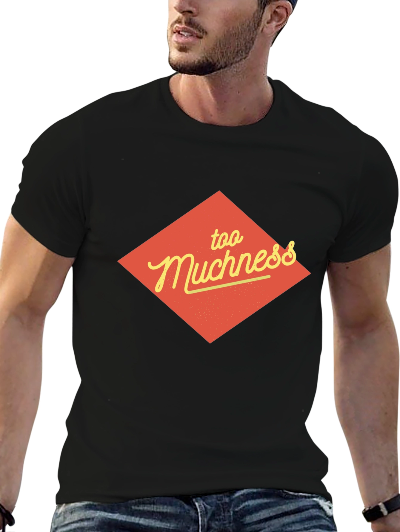 Too Muchness Graphic Tee - Retro Style Comfort