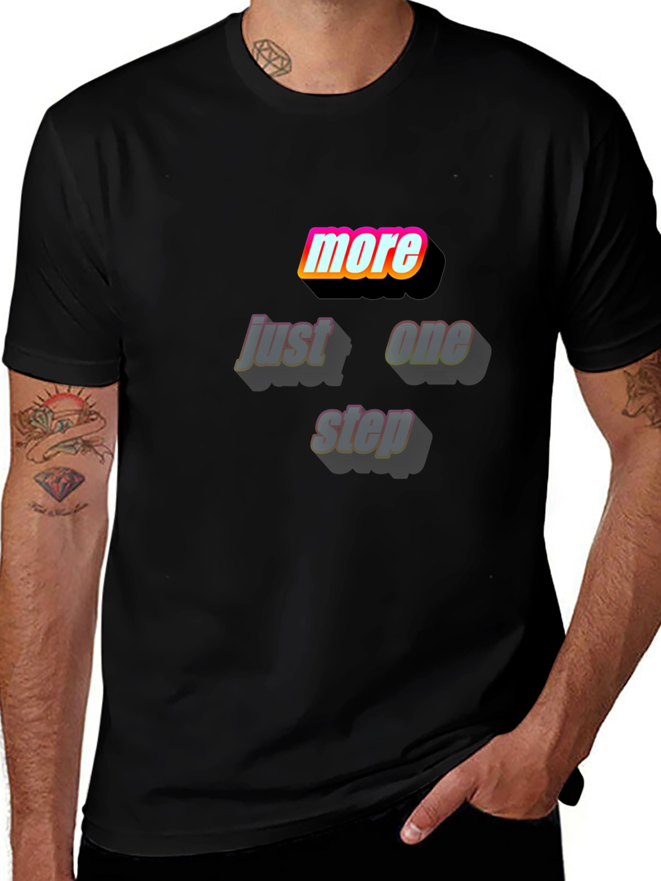 More Just One Step Graphic Tee