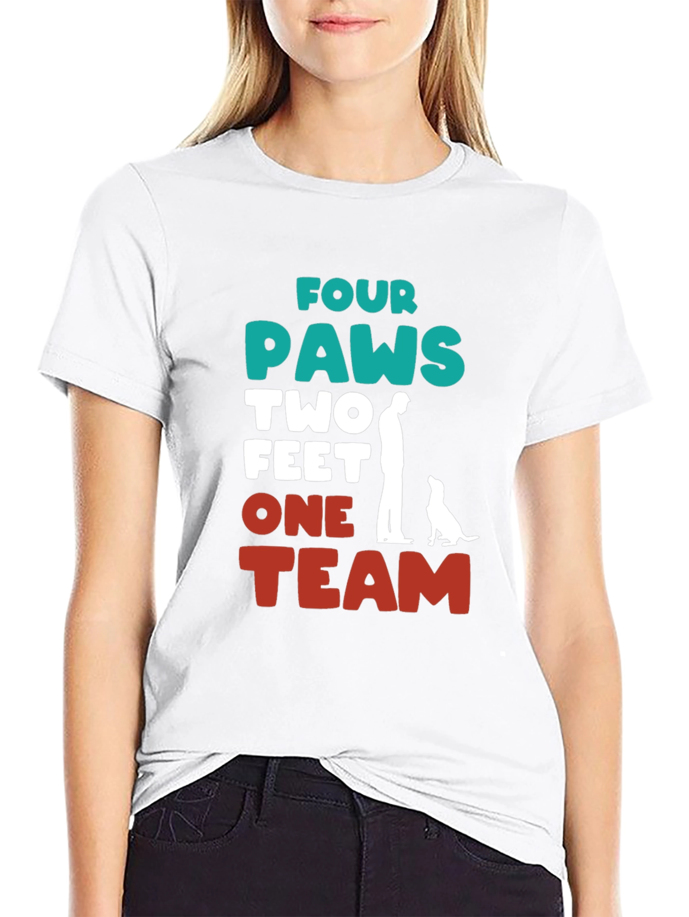 Four Paws One Team Graphic Tee