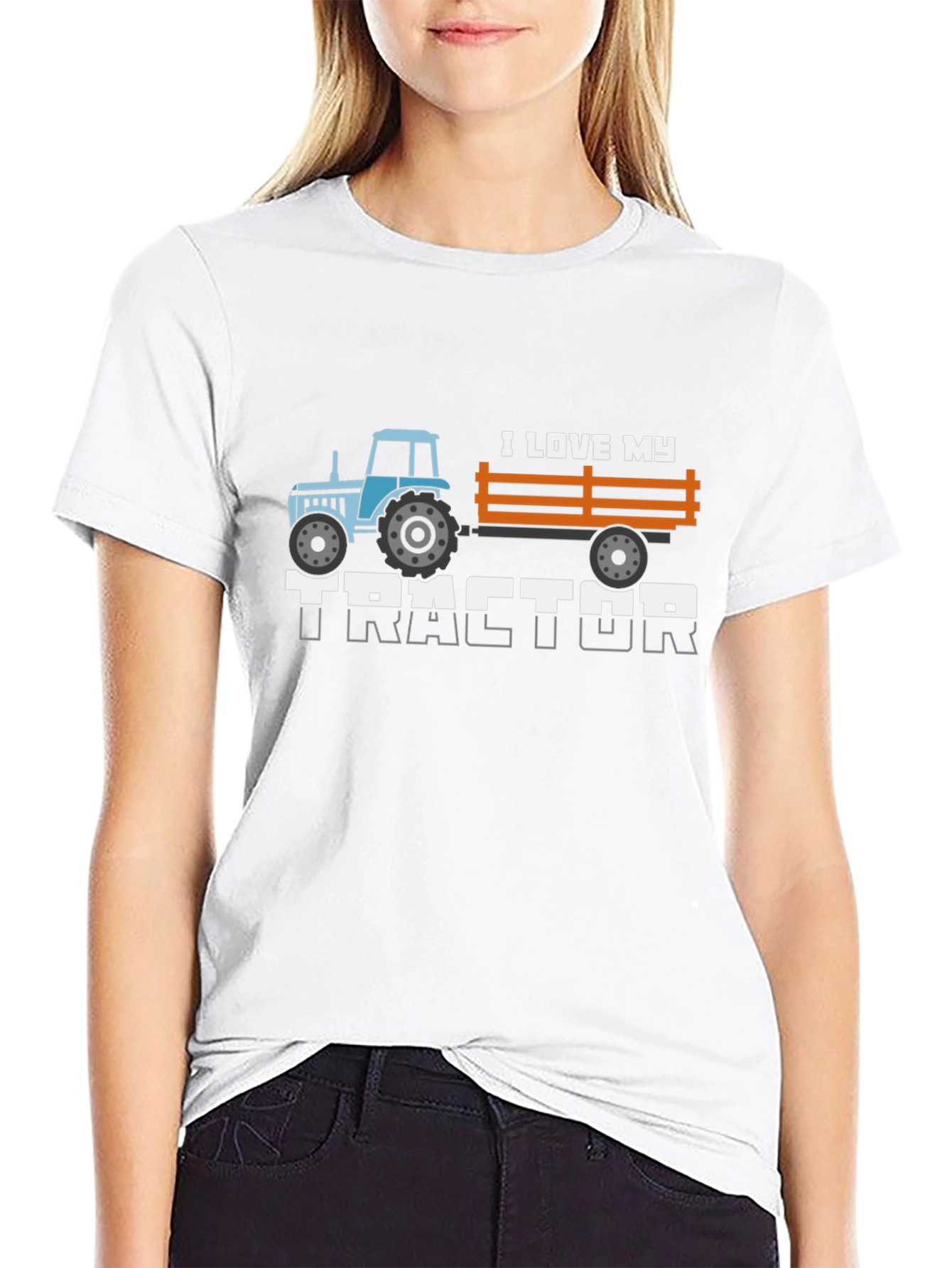 I Love My Tractor Graphic Tee