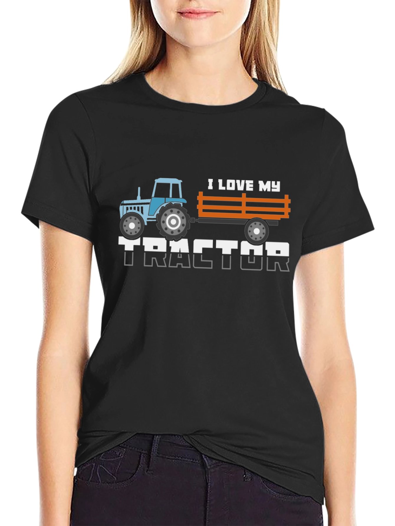 I Love My Tractor Graphic Tee