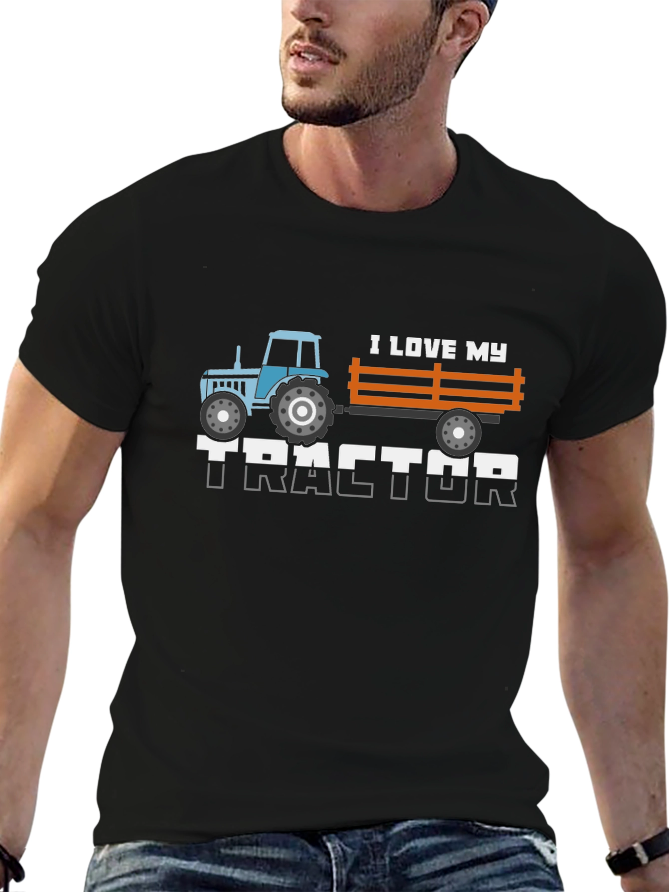 I Love My Tractor Graphic Tee