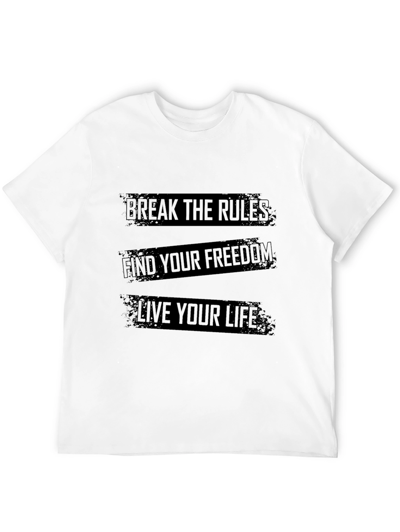 Break the Rules Mens Graphic T-Shirt