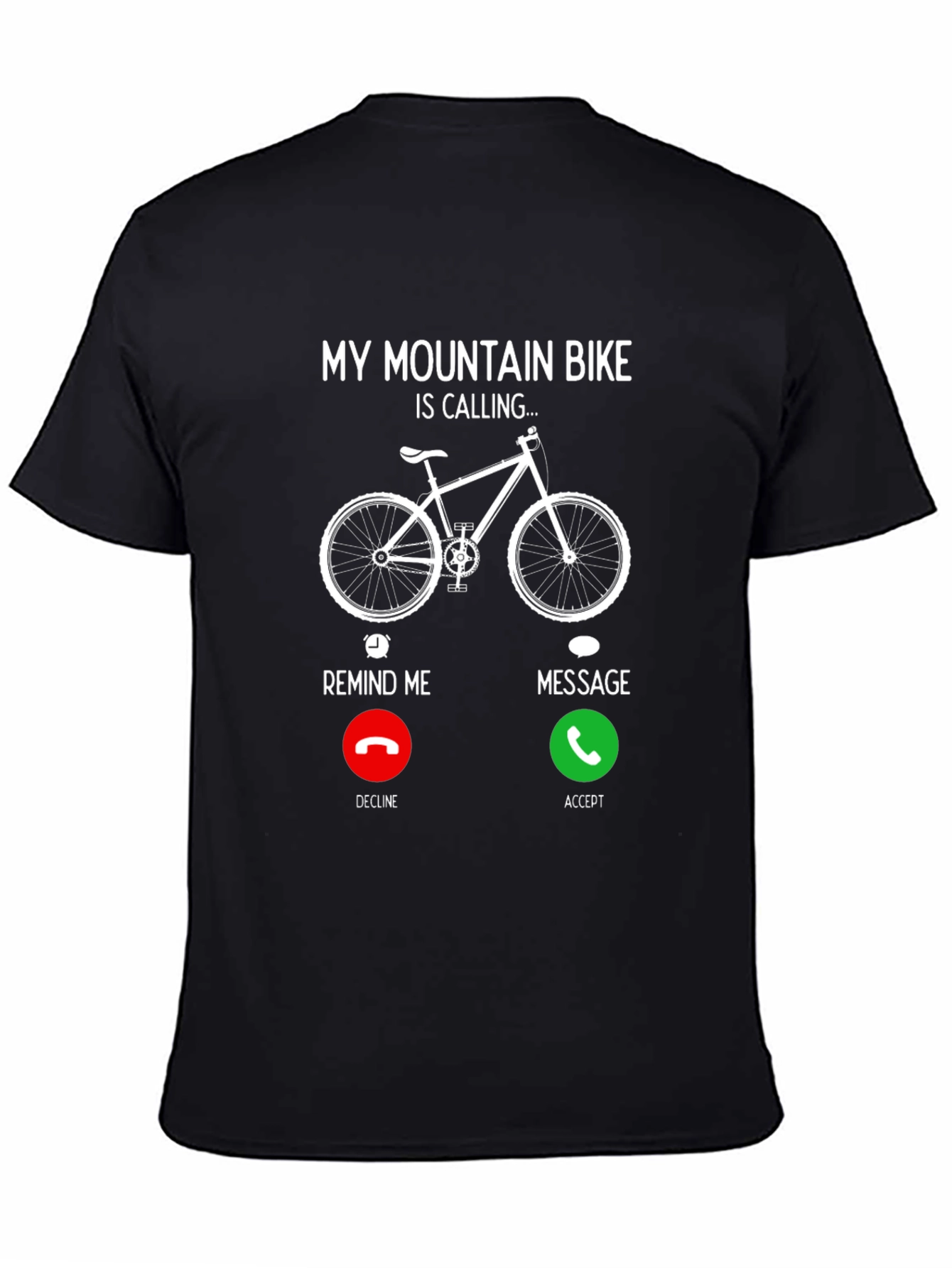 Mountain Bike Calling Graphic T-Shirt
