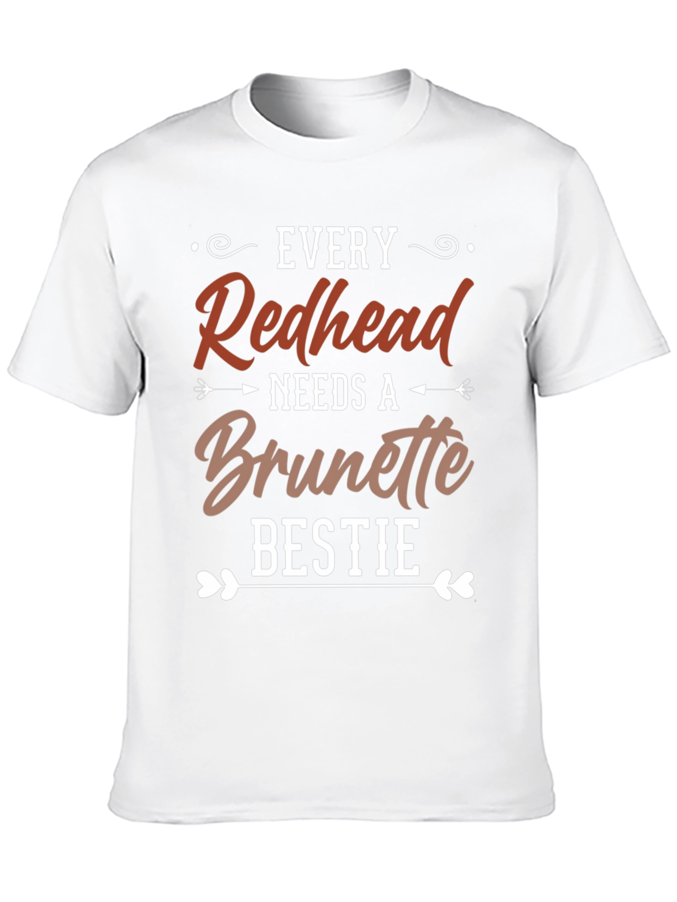 Redhead Brunette Bestie Graphic Tee