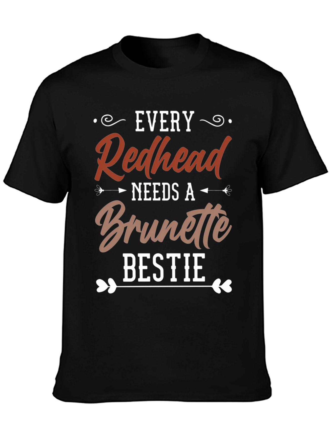Redhead Brunette Bestie Graphic Tee