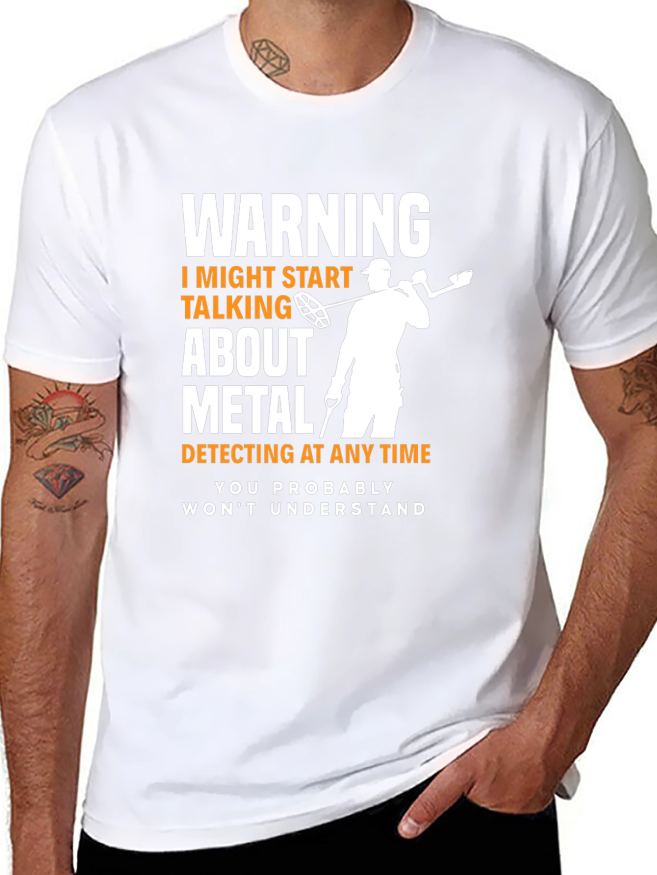 Metal Detecting Warning T-Shirt