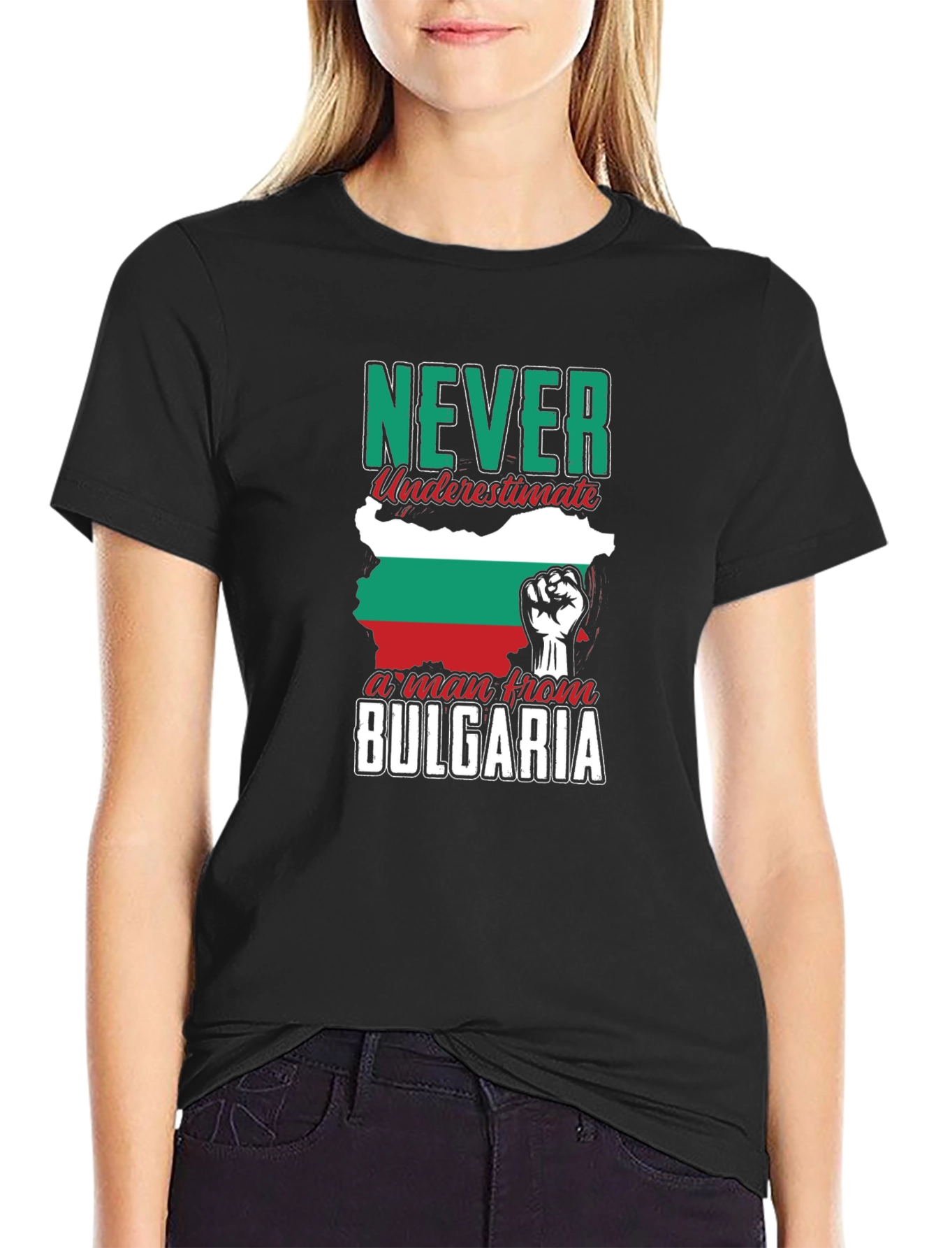 Never Underestimate a Man From Bulgaria T-Shirt