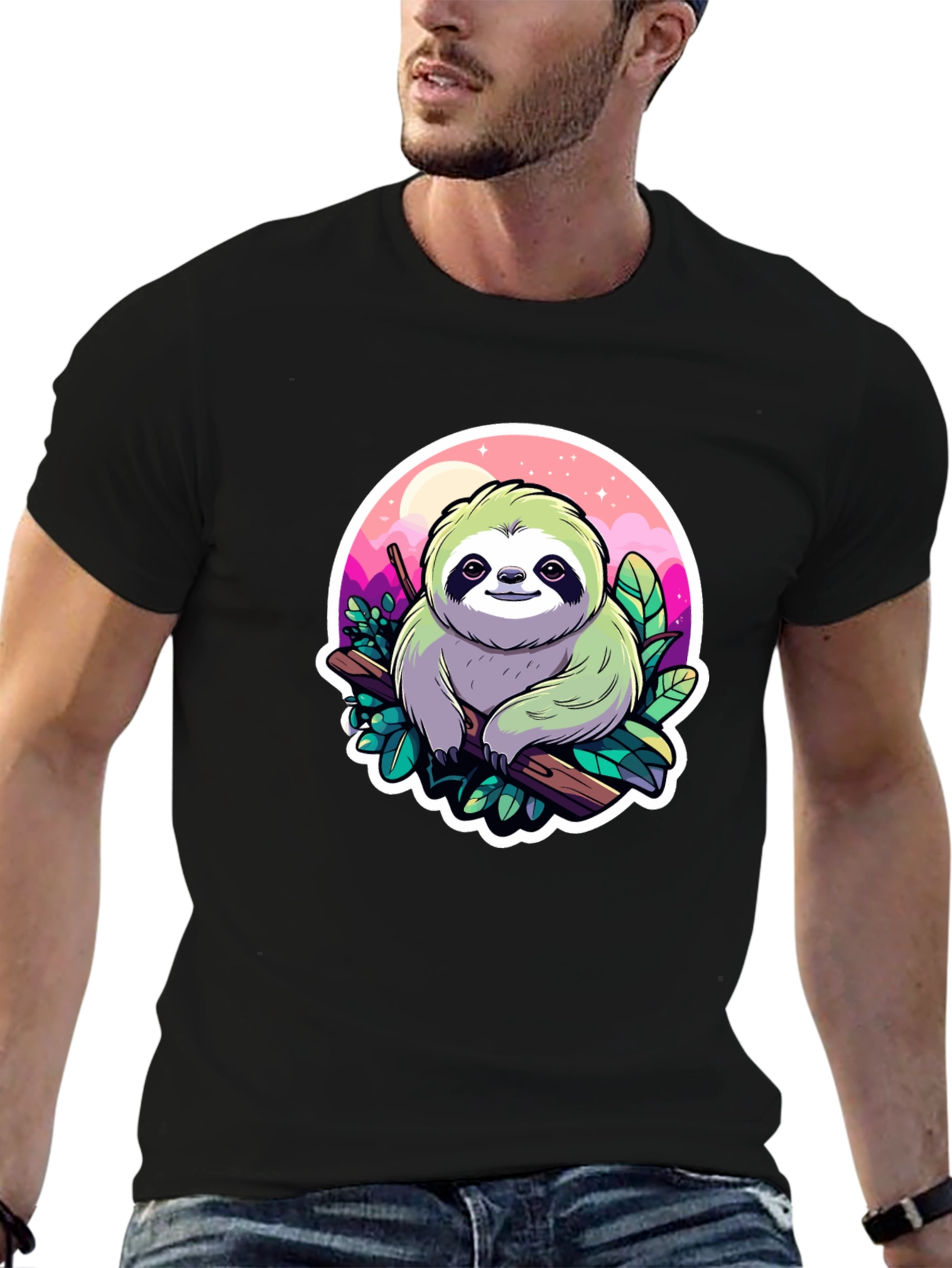 Cute Sloth T-Shirt - Relaxed Fit