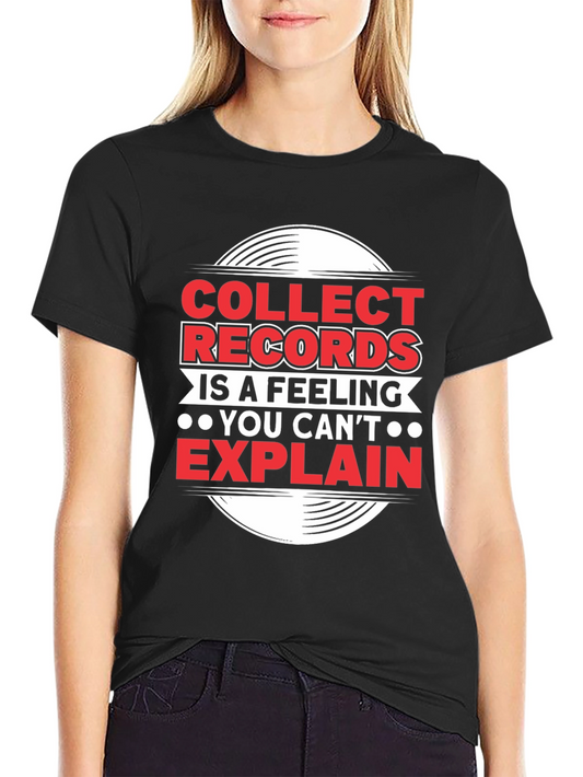 Collect Records T-Shirt - Music Lover Tee