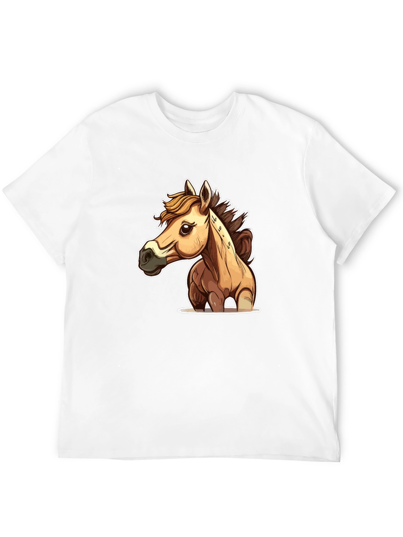 Horse Graphic Black T-Shirt