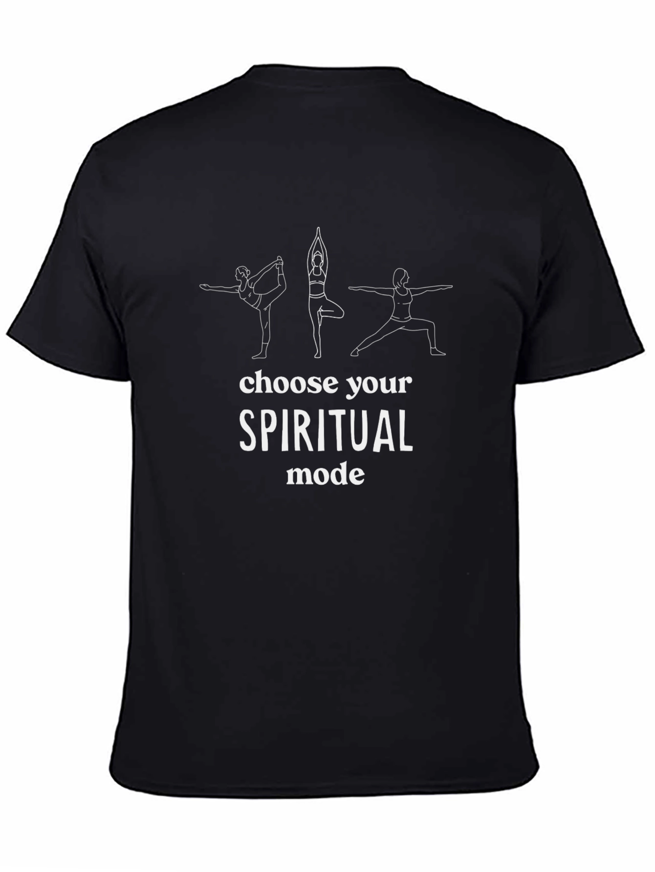 Spiritual Mode Yoga Graphic T-Shirt