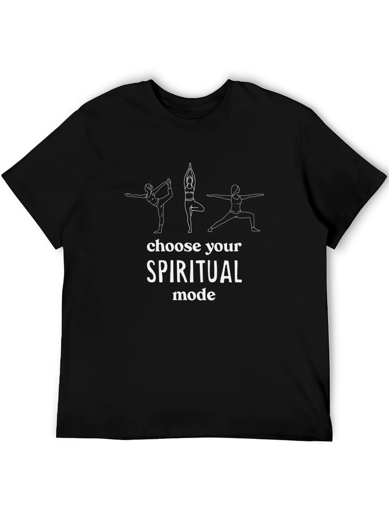 Spiritual Mode Yoga Graphic T-Shirt