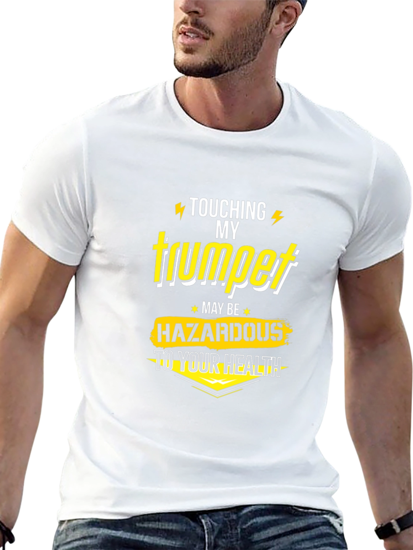 Touching My Trumpet T-Shirt - Musician Humor