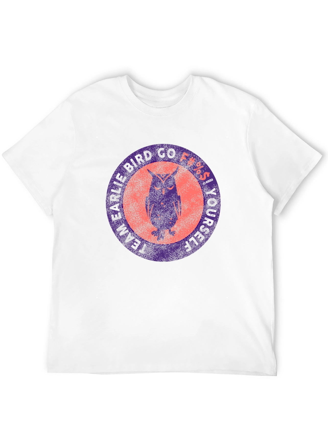 Team Earlie Bird Go F#%$ Yourself Black T-Shirt
