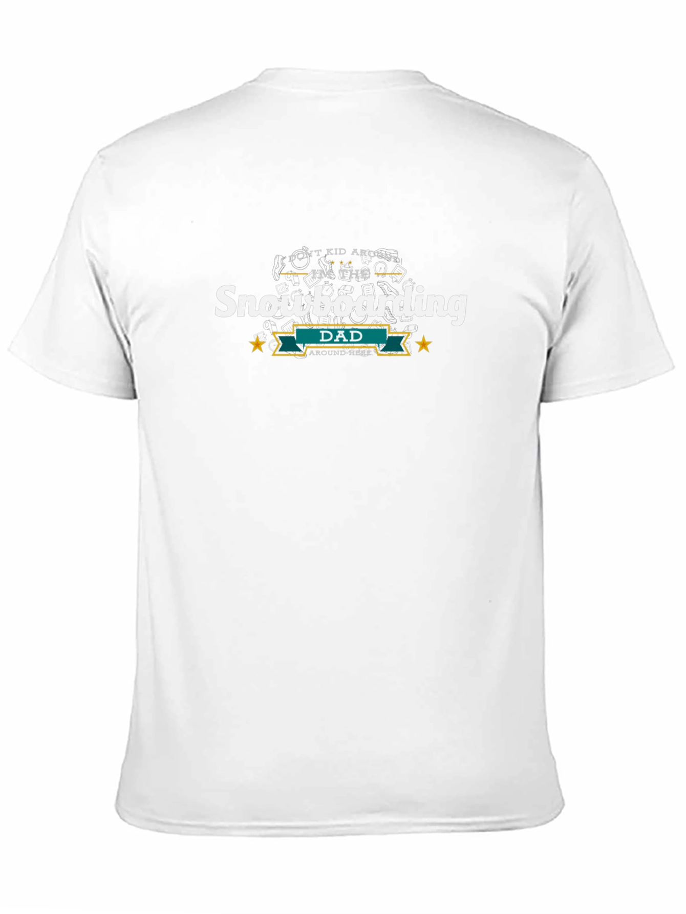 Snowboarding Dad T-Shirt - I Dont Kid Around