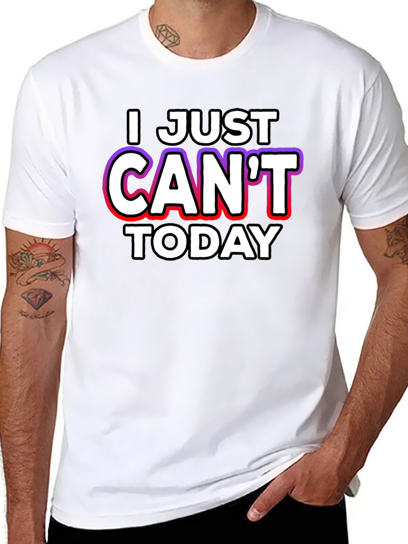 I Just Cant Today Graphic Tee