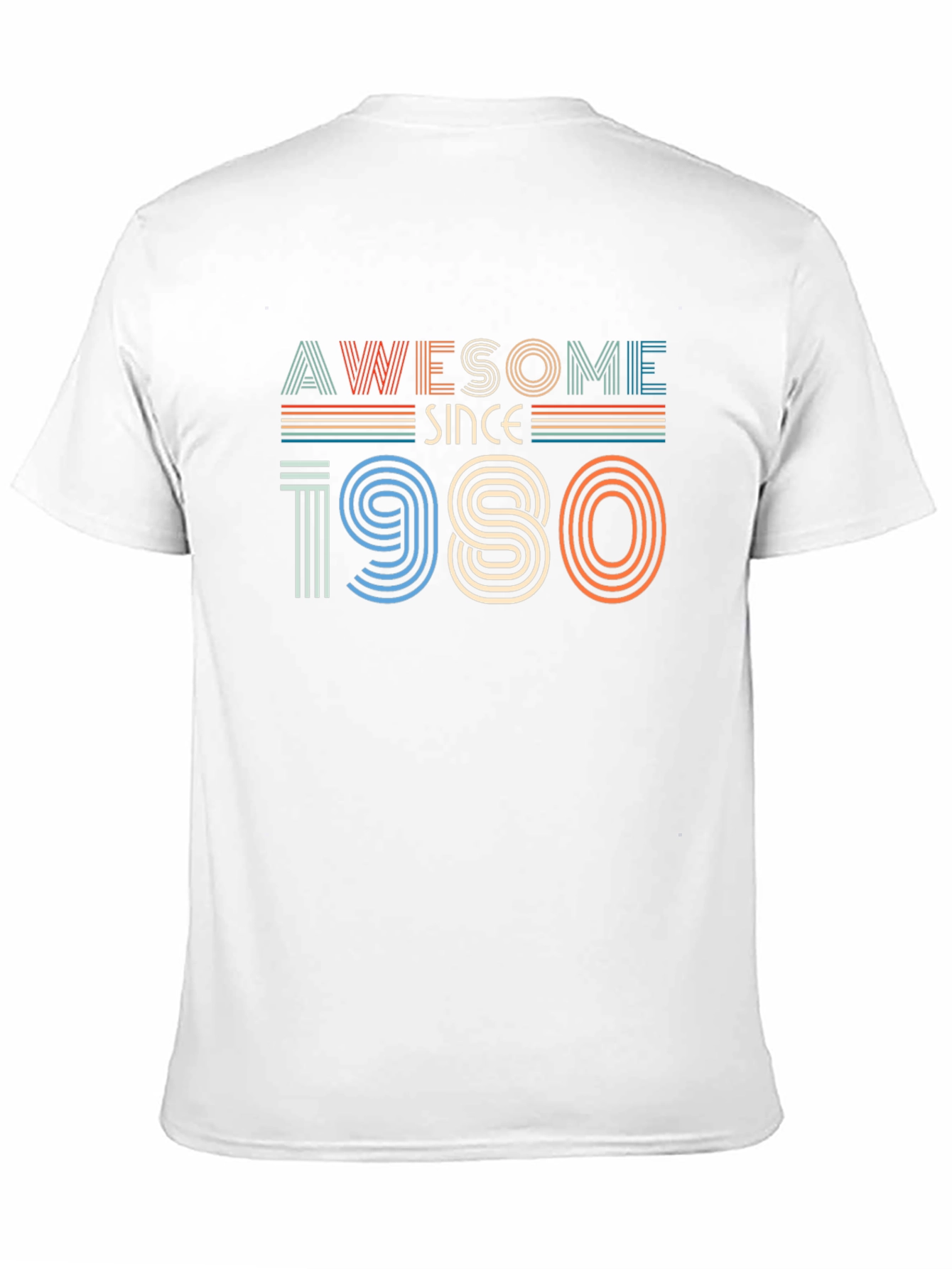 Awesome Since 1980 Graphic Tee - Birthday Gift