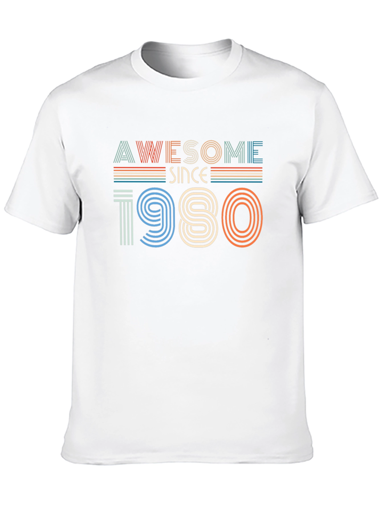 Awesome Since 1980 Graphic Tee - Birthday Gift
