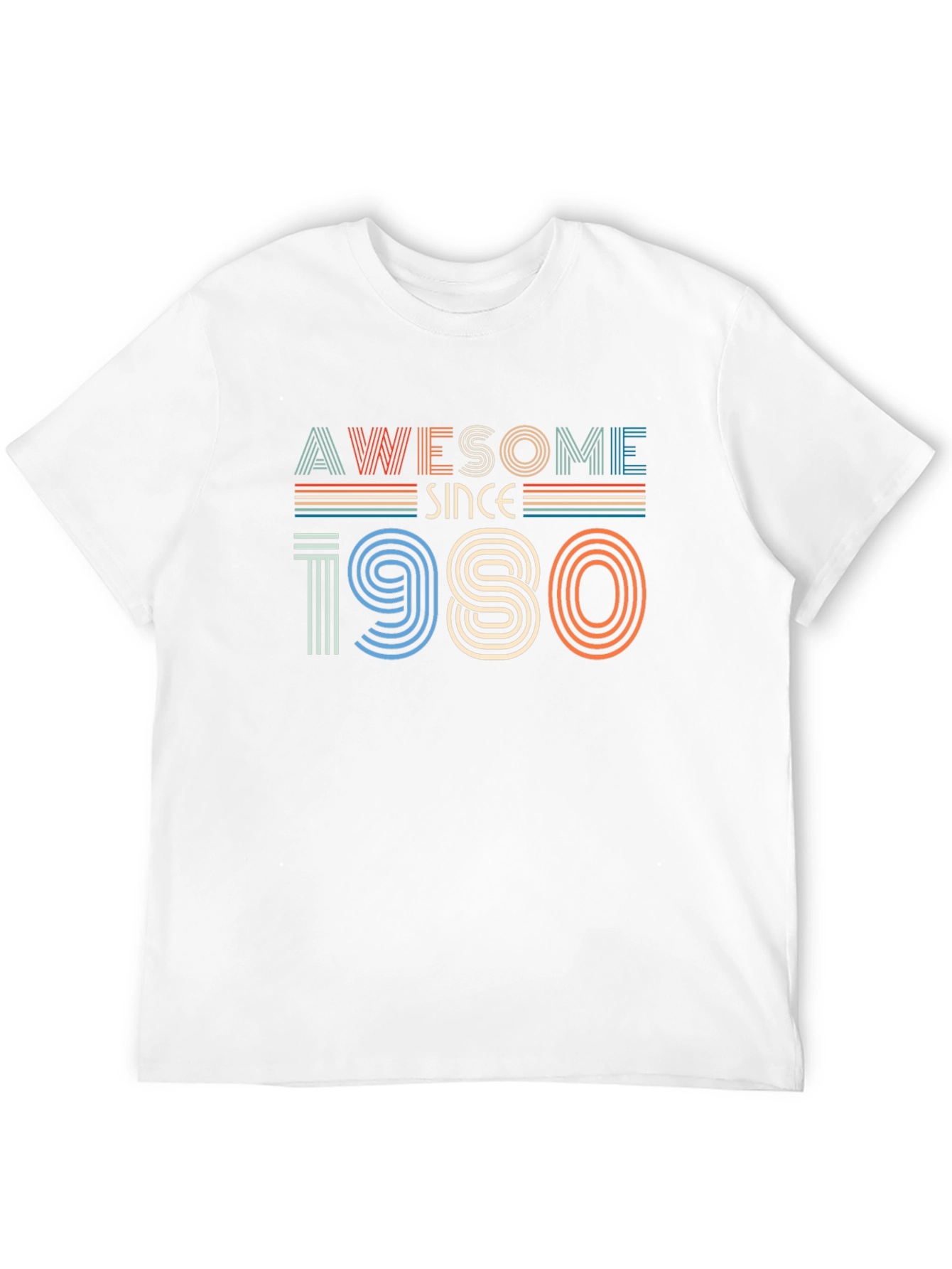 Awesome Since 1980 Graphic Tee - Birthday Gift