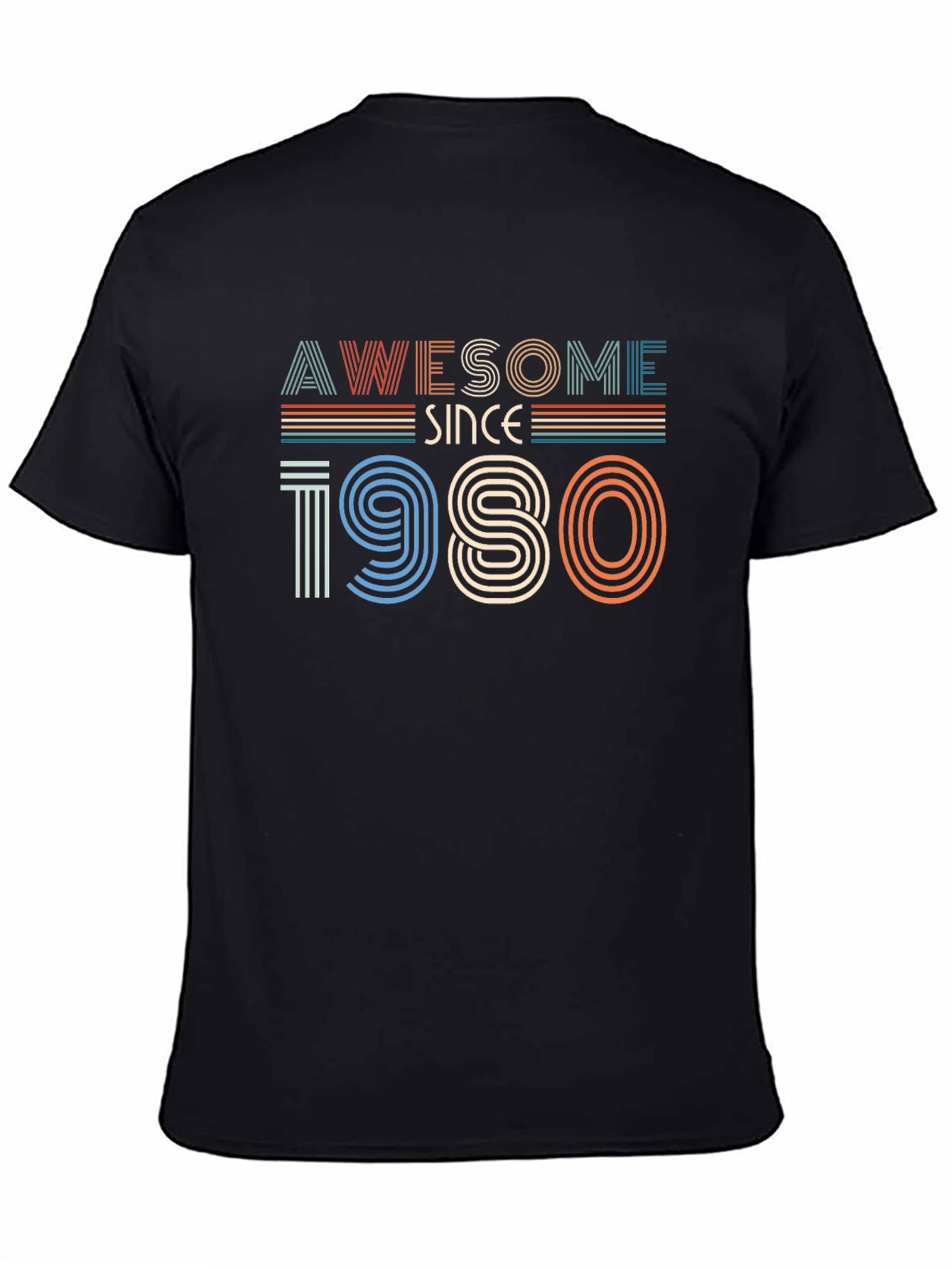 Awesome Since 1980 Graphic Tee - Birthday Gift