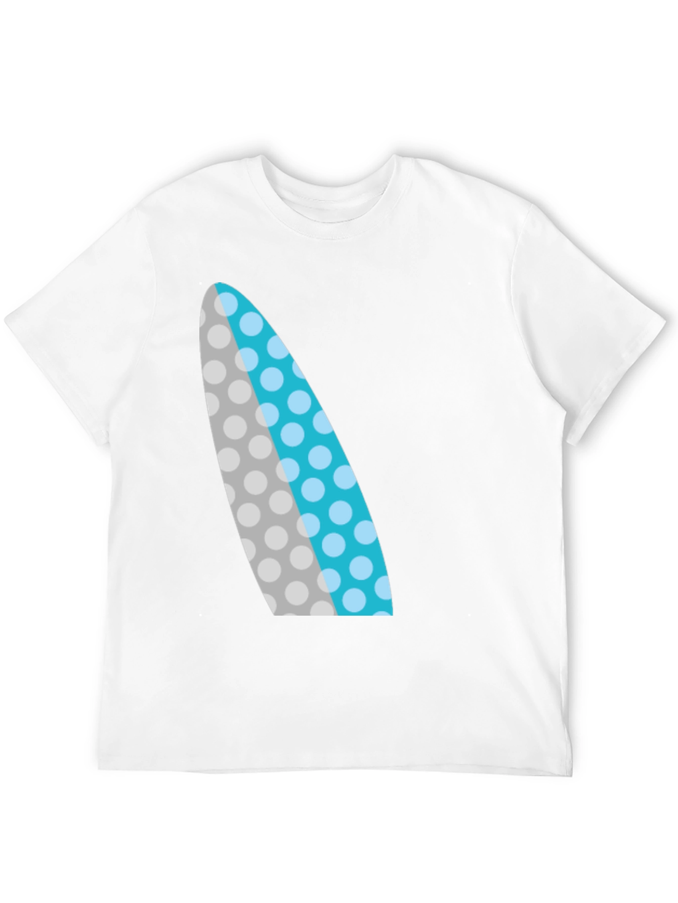 Surfboard Graphic Black T-Shirt