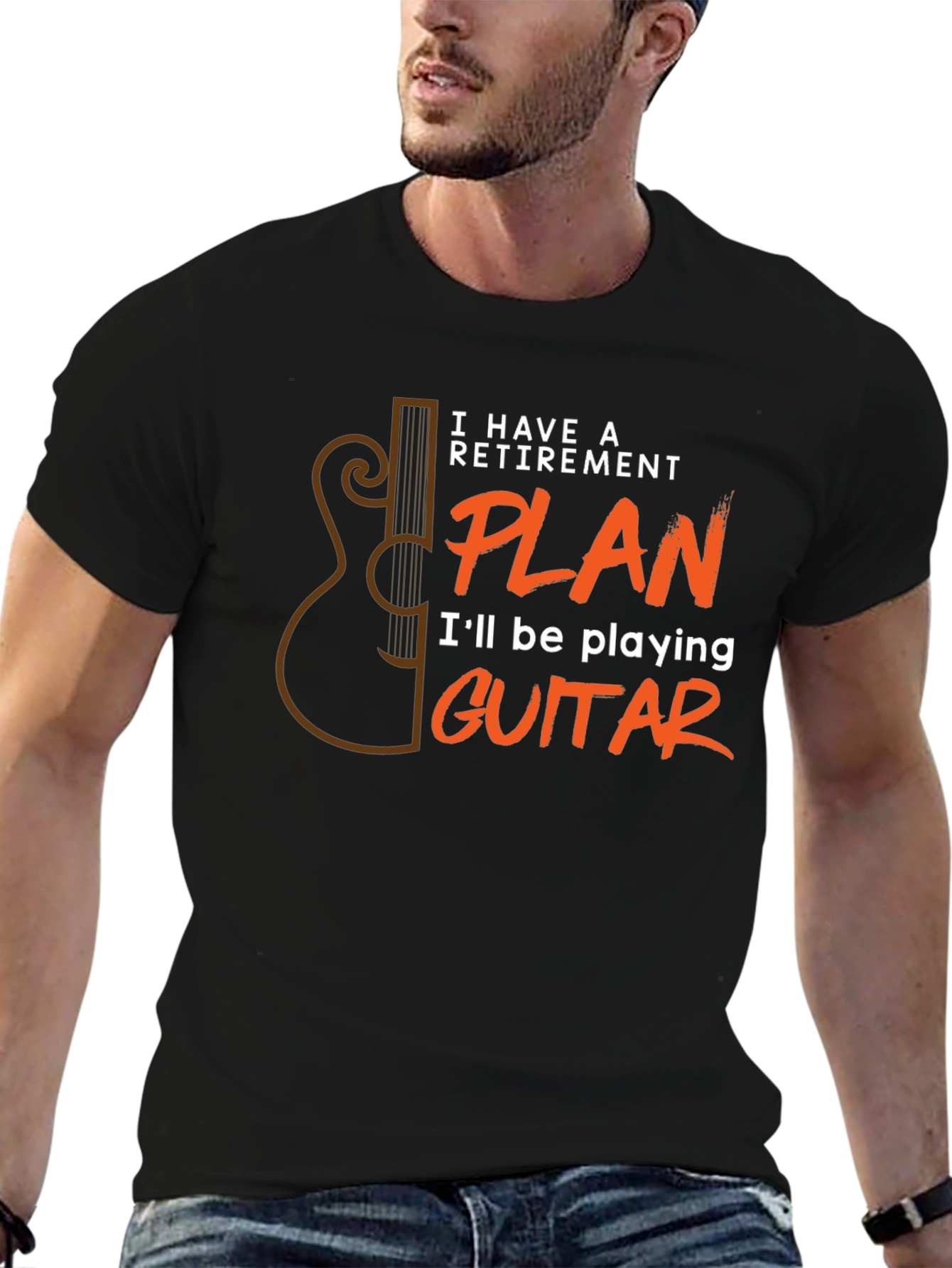 Retirement Plan Guitar T-Shirt