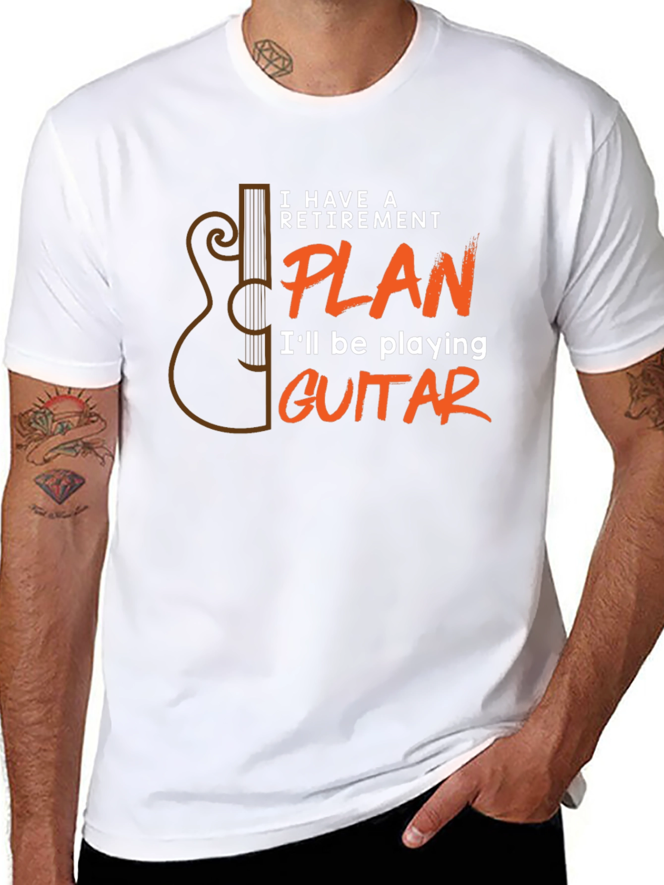 Retirement Plan Guitar T-Shirt