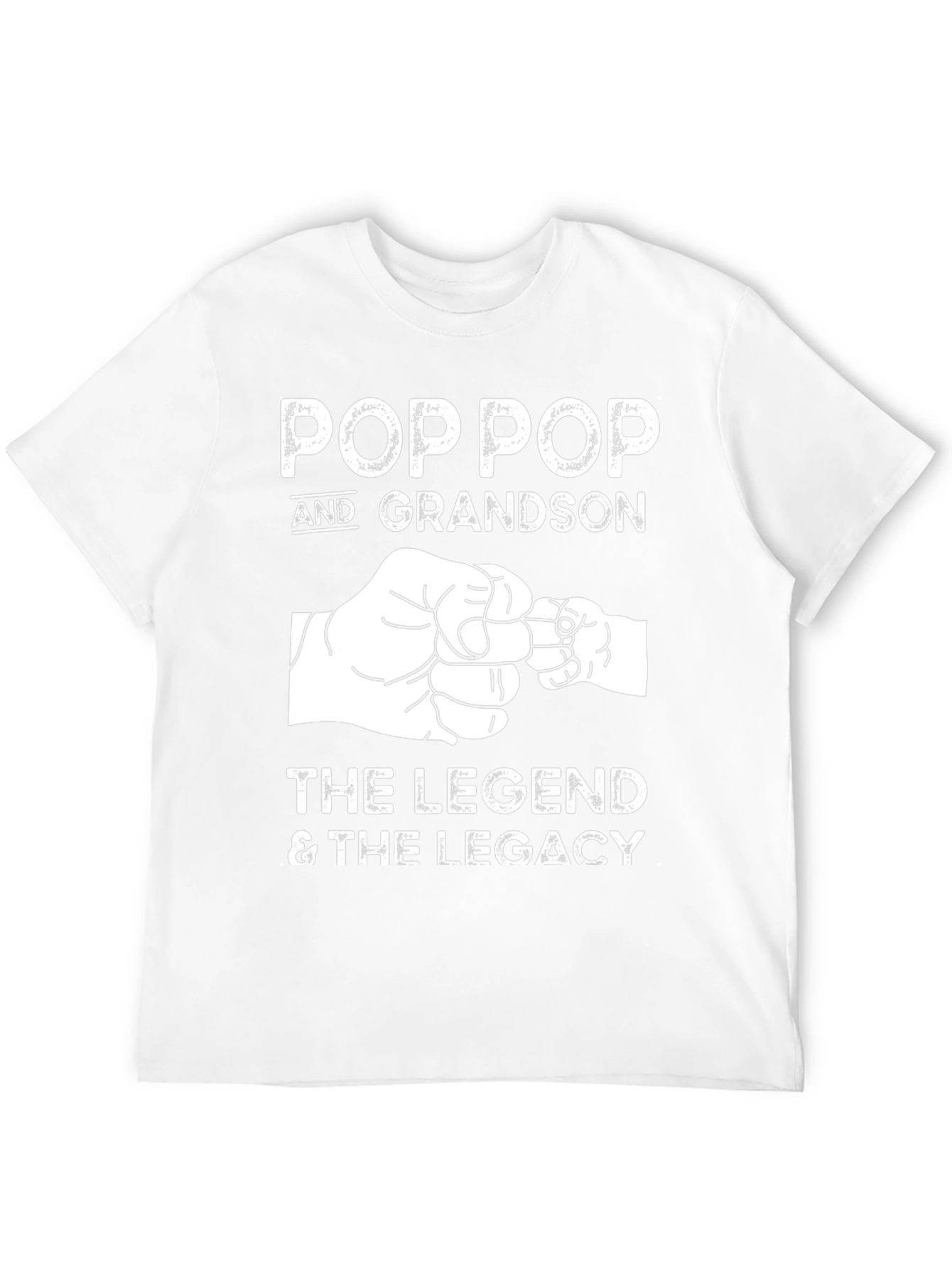 Pop Pop & Grandson Legend Legacy Black T-Shirt