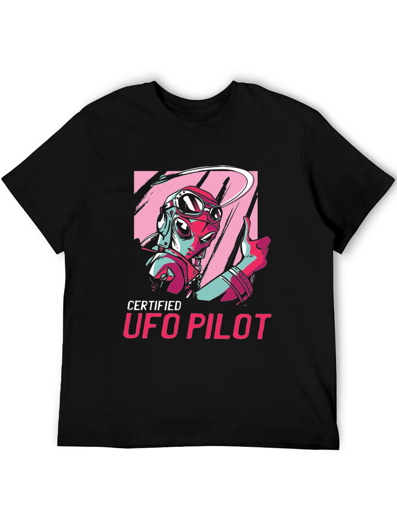 Certified UFO Pilot Graphic T-Shirt