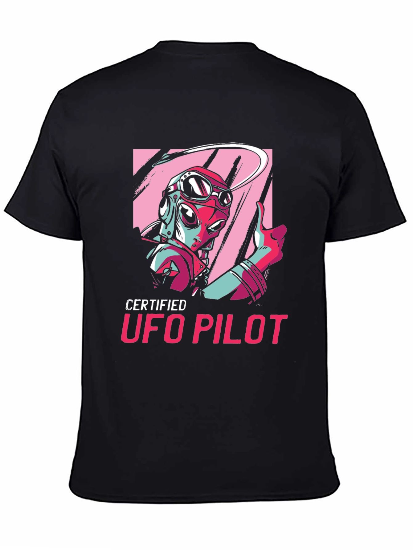 Certified UFO Pilot Graphic T-Shirt
