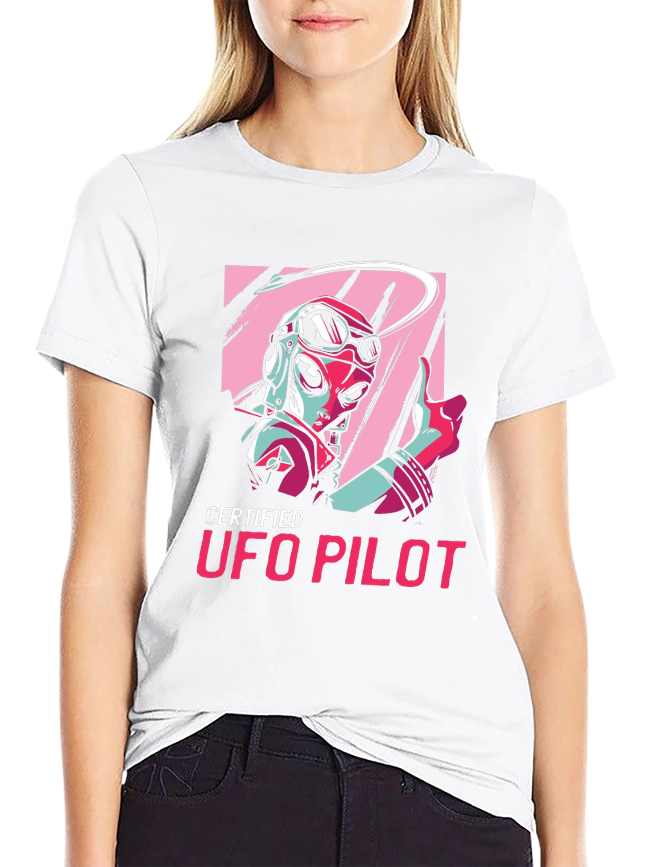 Certified UFO Pilot Graphic T-Shirt