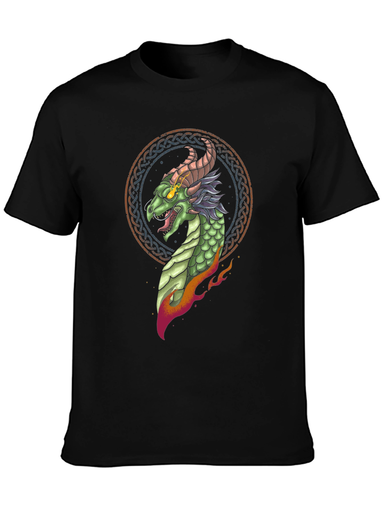 Dragon Graphic Print T-Shirt