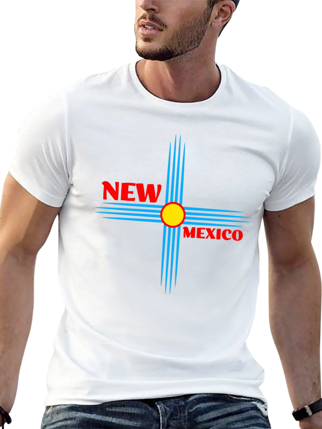 New Mexico Zia Symbol Graphic T-Shirt