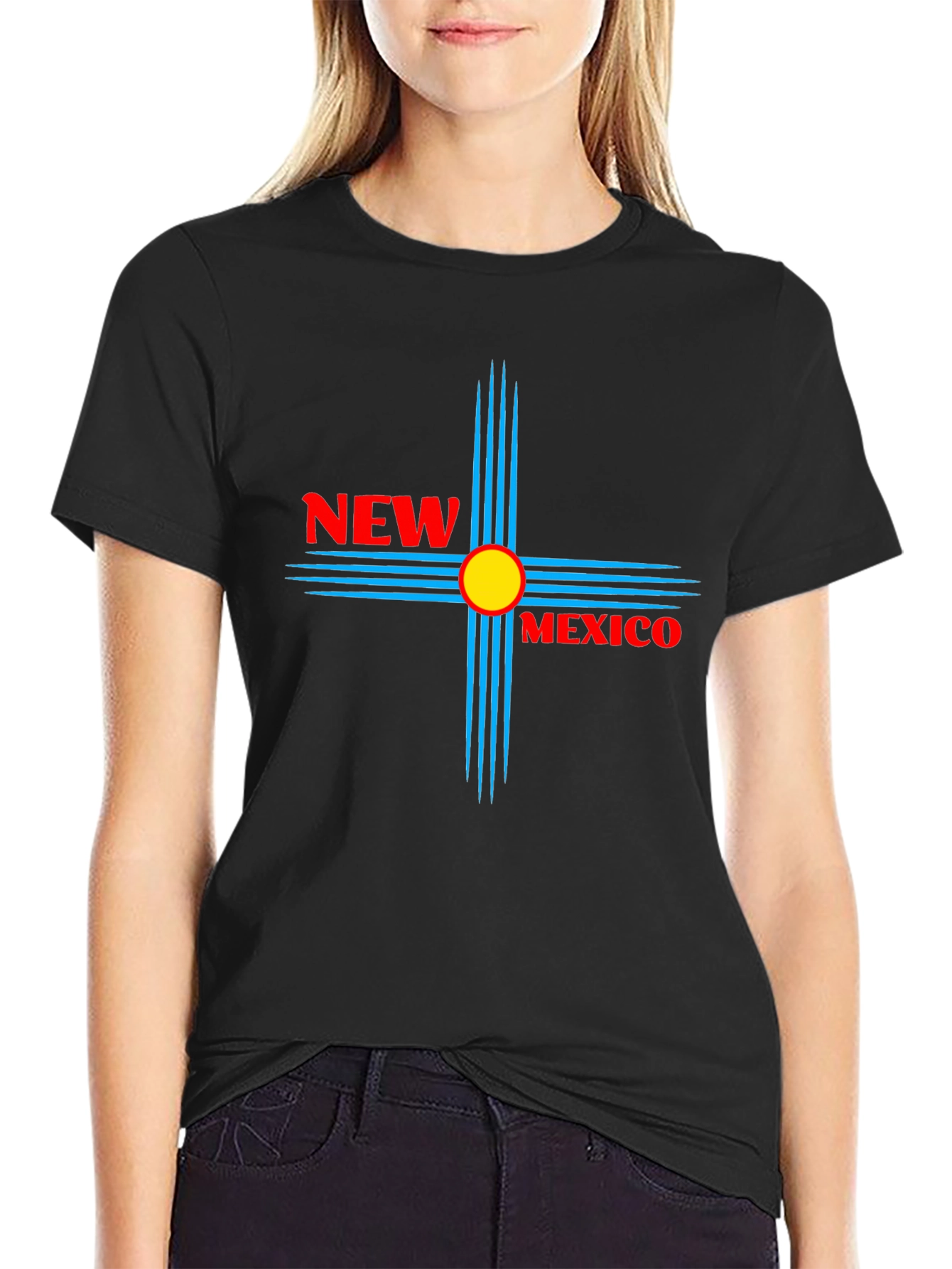 New Mexico Zia Symbol Graphic T-Shirt