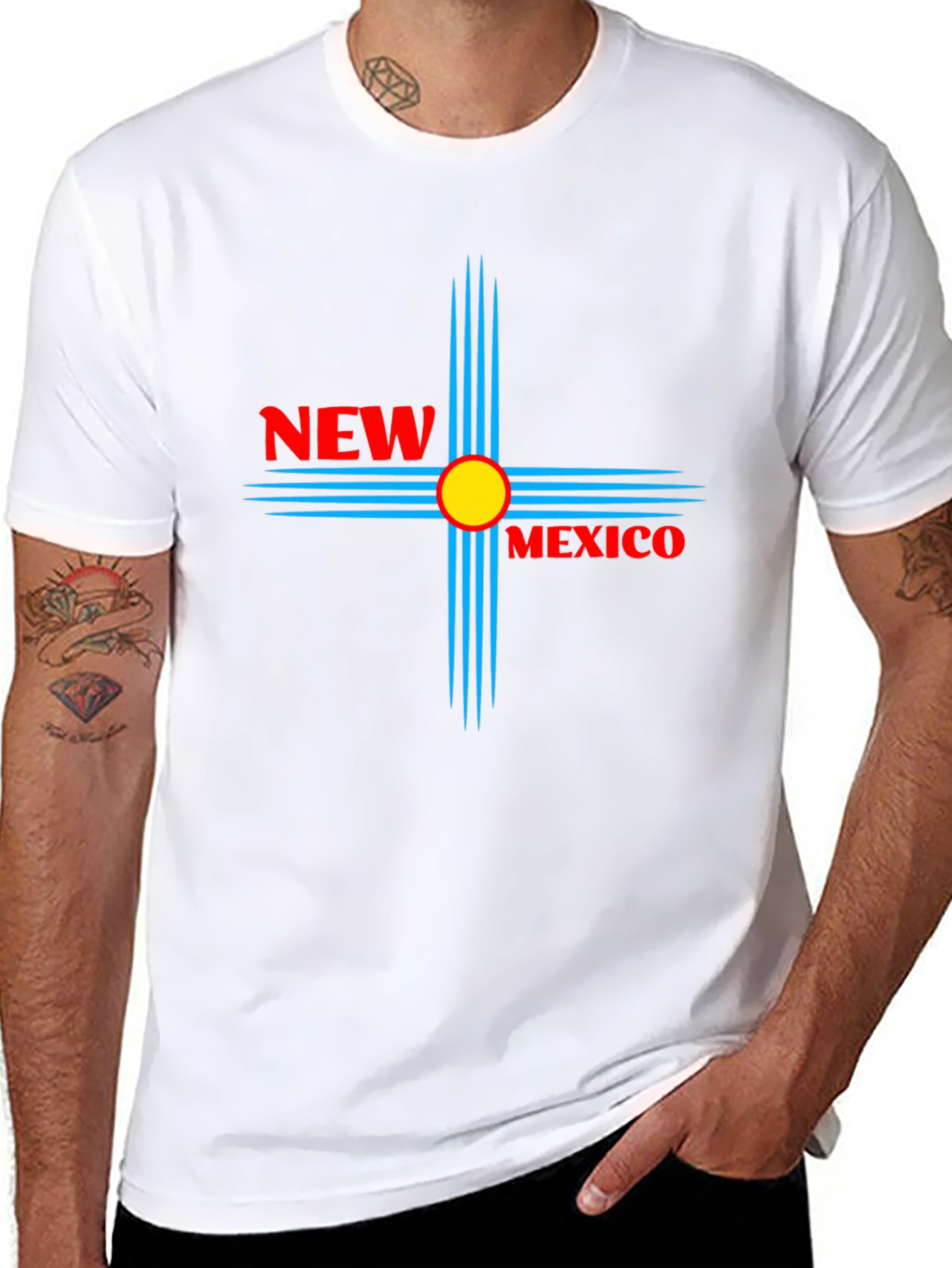 New Mexico Zia Symbol Graphic T-Shirt