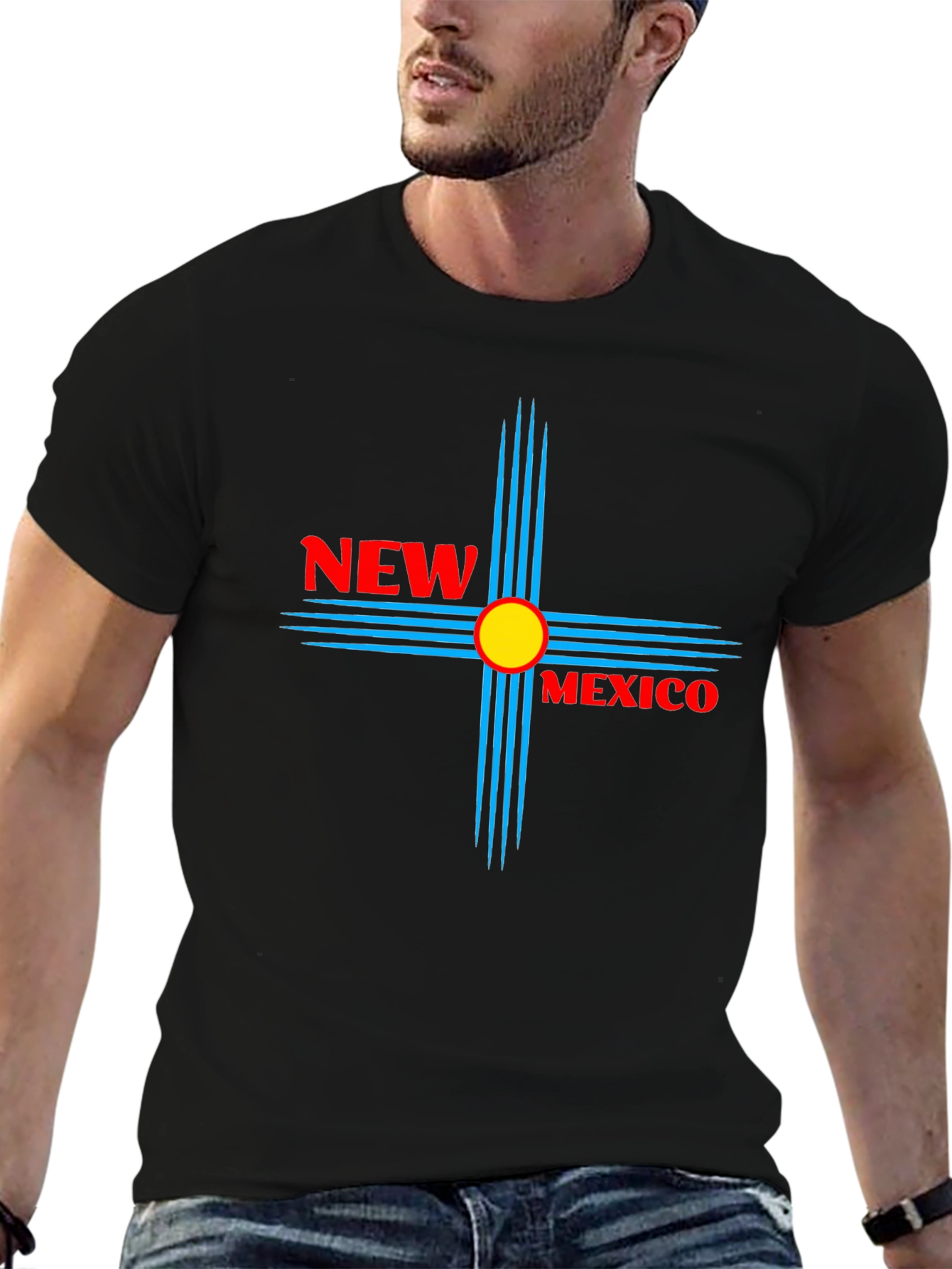 New Mexico Zia Symbol Graphic T-Shirt