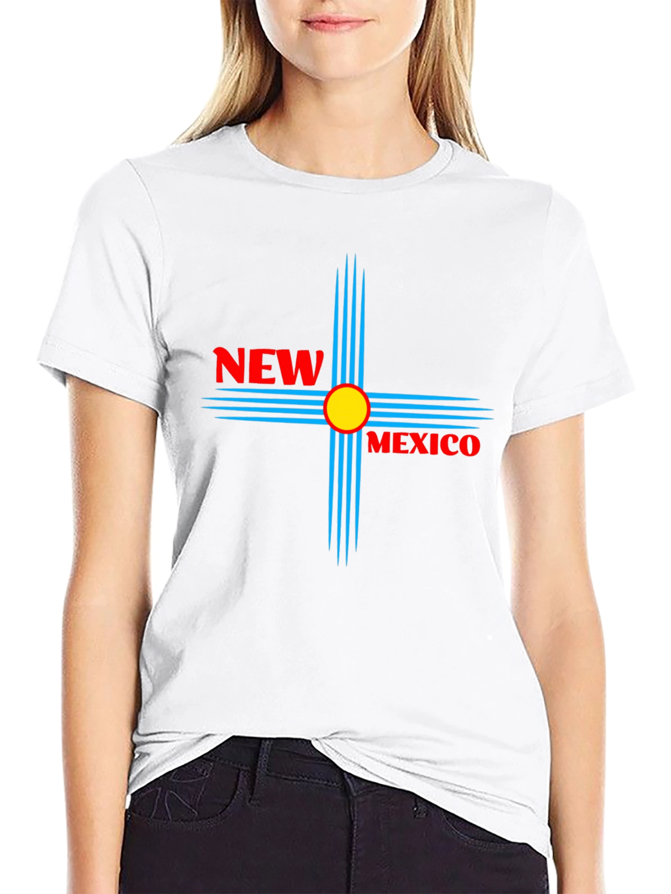 New Mexico Zia Symbol Graphic T-Shirt