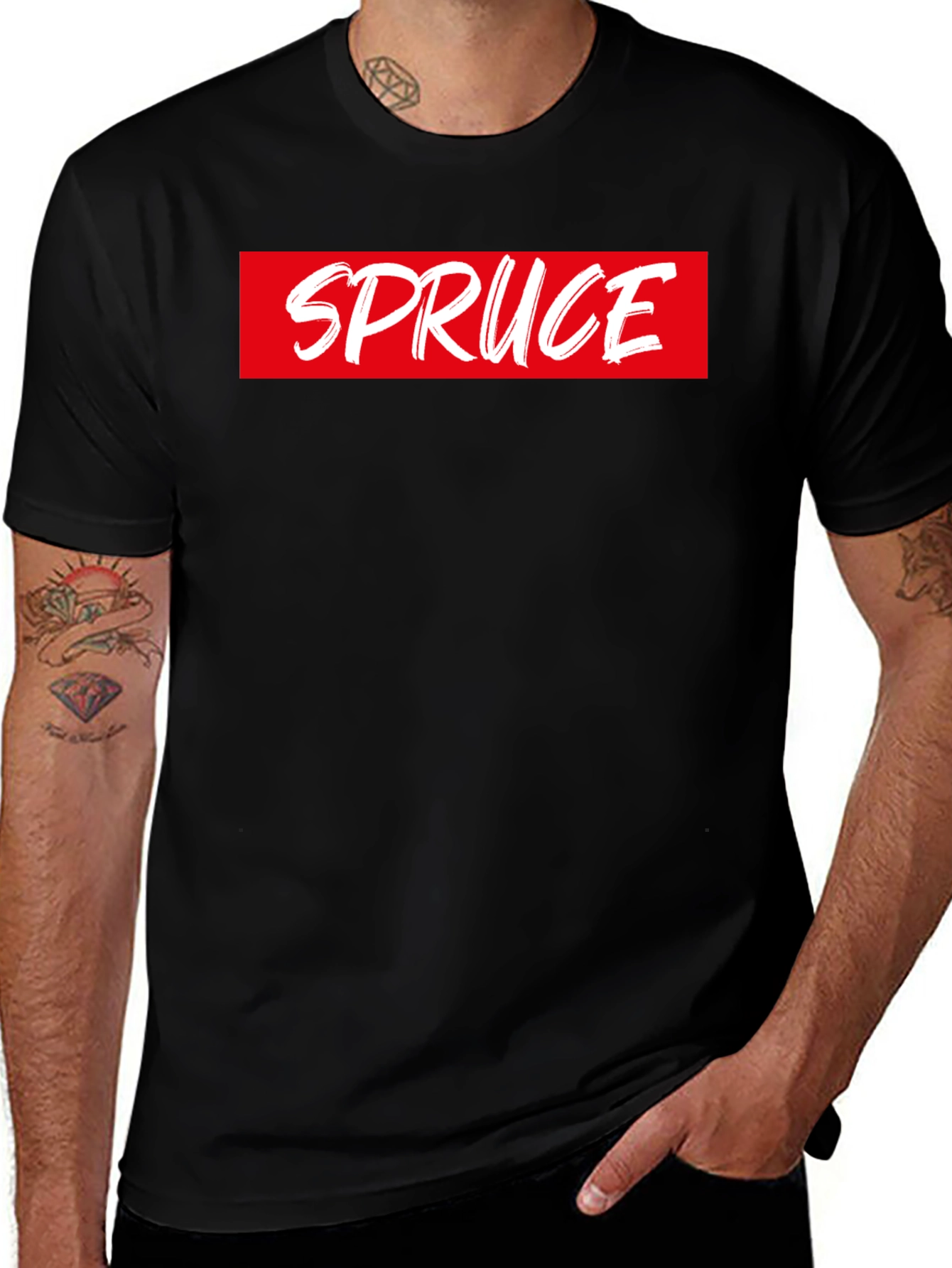 SPRUCE Graphic Tee - Black