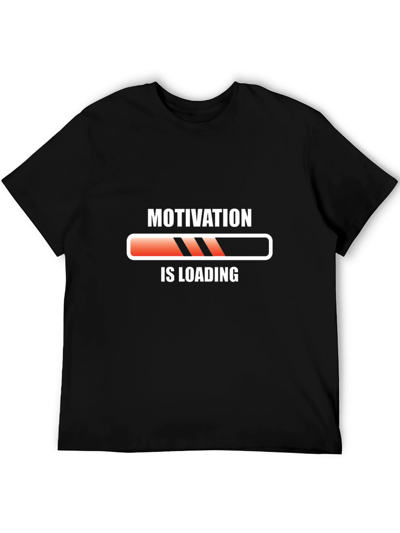 Motivation Loading Black T-Shirt