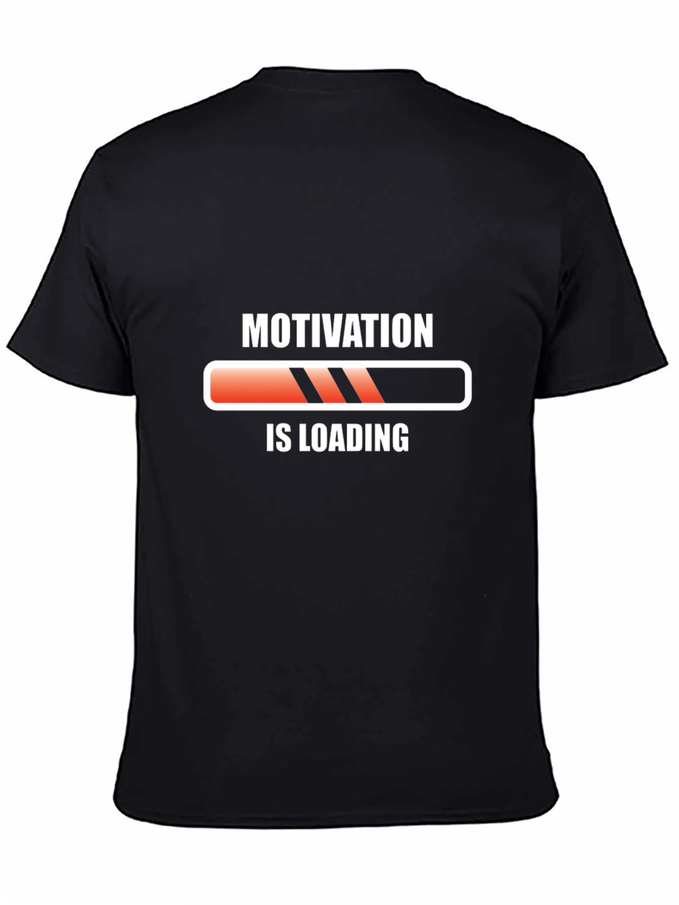 Motivation Loading Black T-Shirt