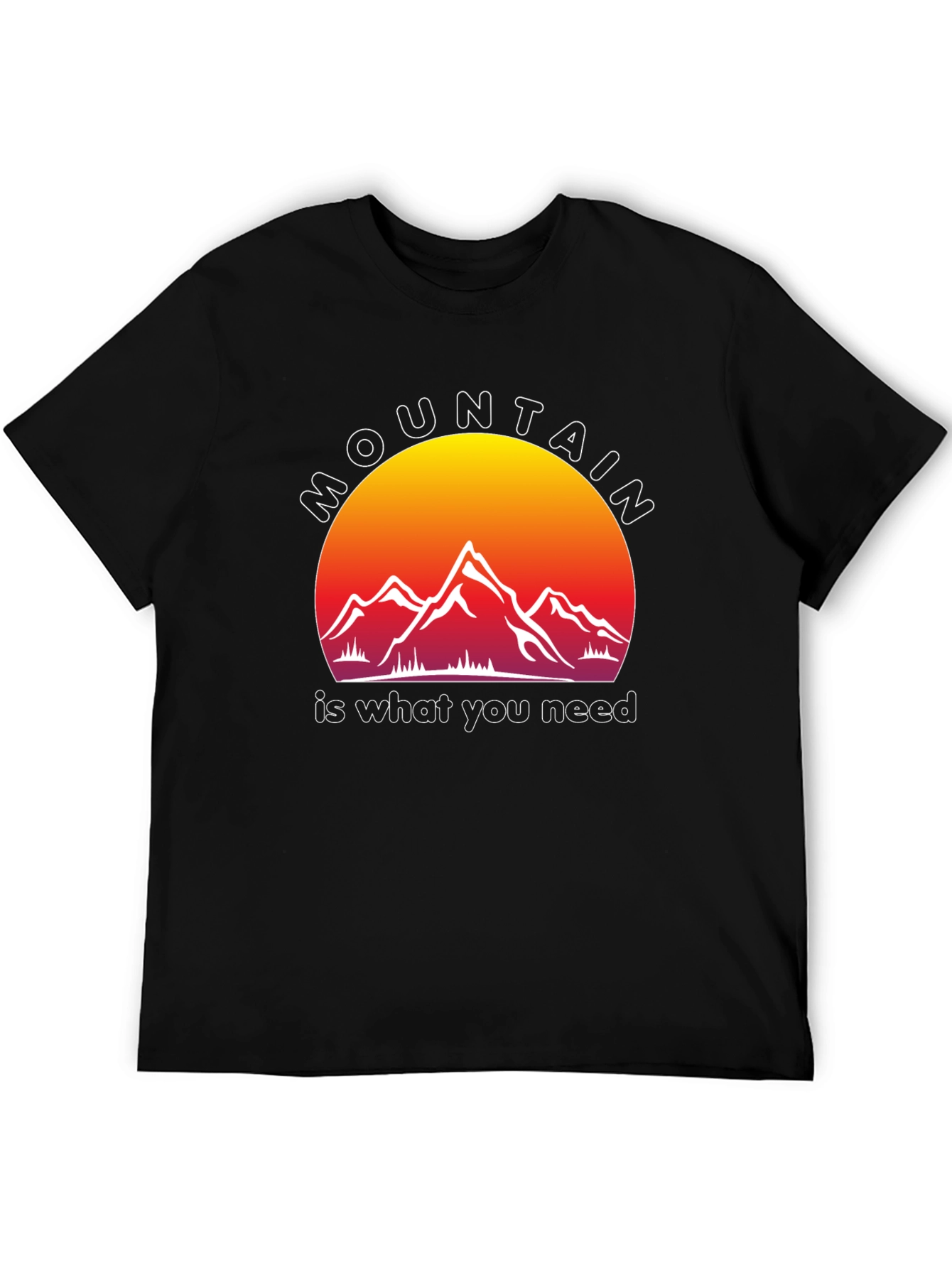 Mountain Graphic Tee - Nature Lovers T-Shirt
