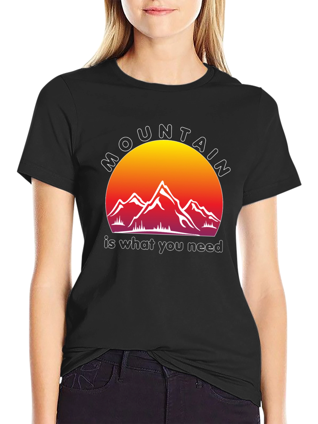 Mountain Graphic Tee - Nature Lovers T-Shirt