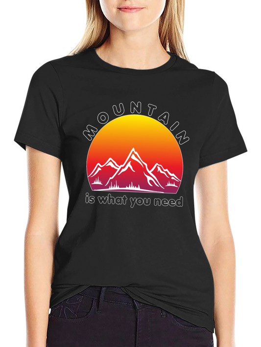 Mountain Graphic Tee - Nature Lovers T-Shirt