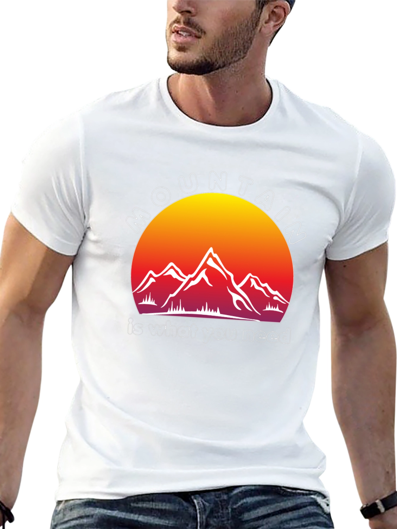 Mountain Graphic Tee - Nature Lovers T-Shirt