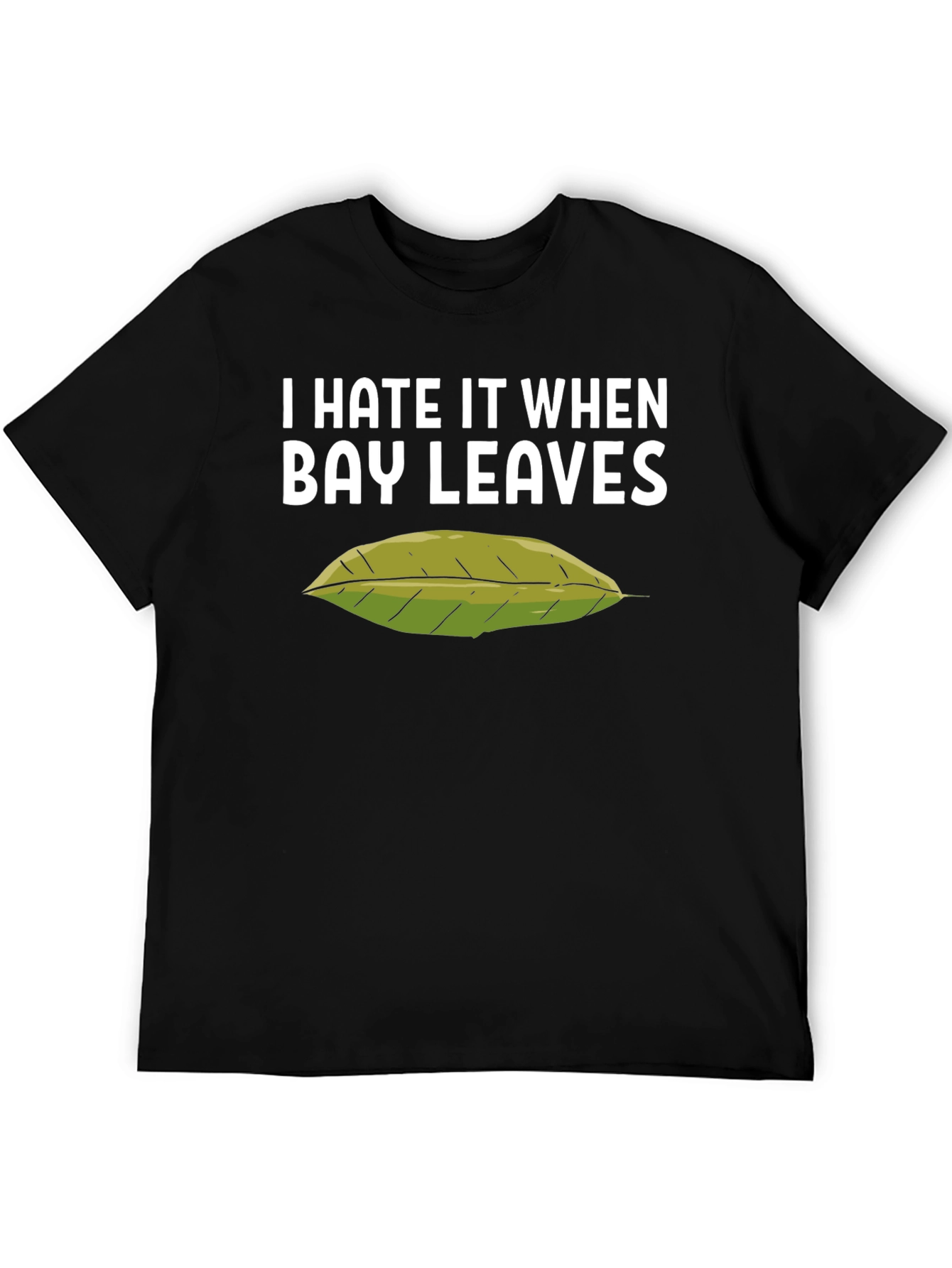 Funny Bay Leaves Graphic T-Shirt